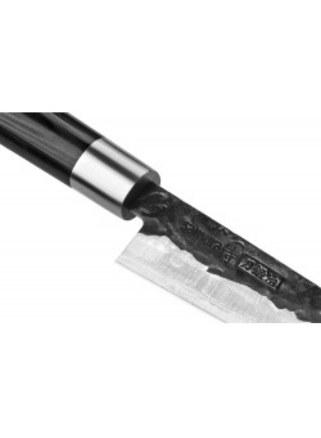 SAMURA Blacksmith Professional Japanese Utiltiy Kitchen Knife Micarta 162mm/6.4" blade length, Hardness 58 HRC - Image 2